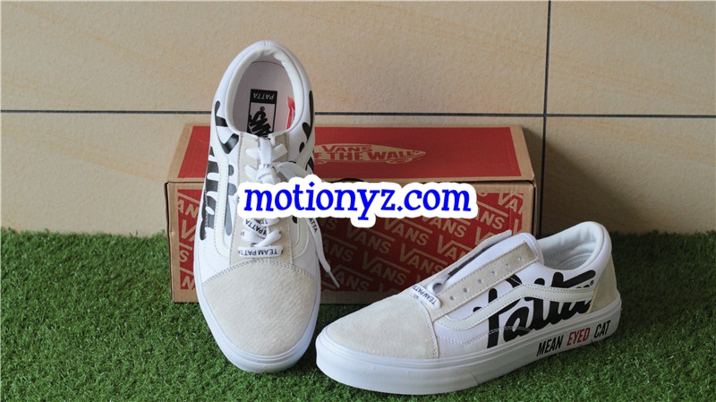 Patta x Van Mean Eyed Cat Old Skool White Suede